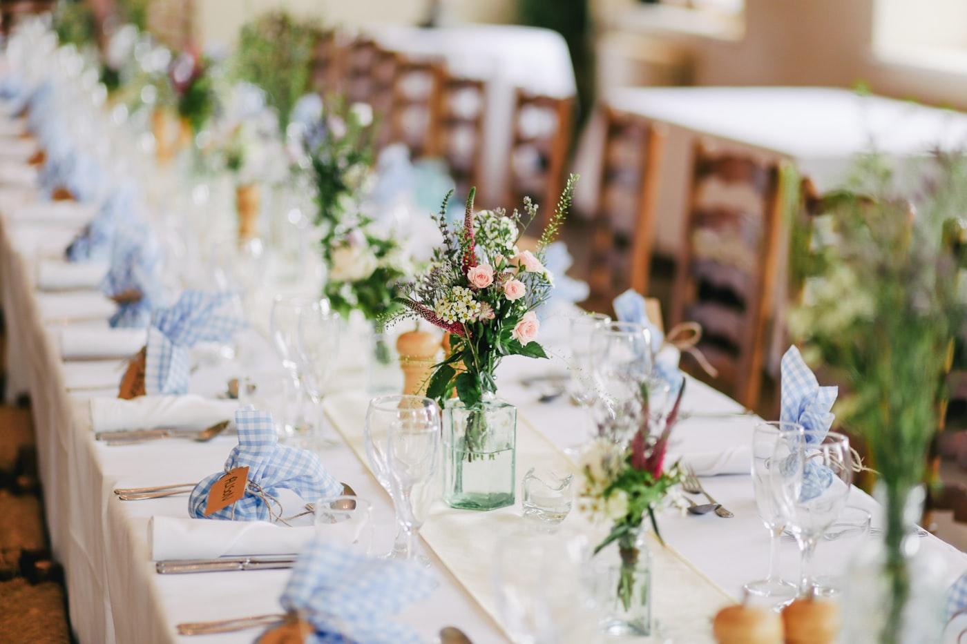 Floral ceremony arch and decor
